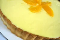 Luscious Orange Cream Tart
