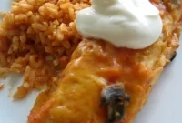 Smoky Chicken Fajita Enchiladas