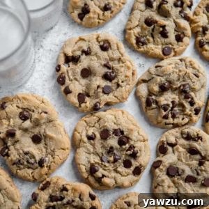 Thick and Chewy Chocolate Chip Cookies