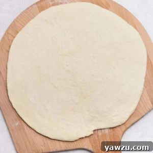A beautifully crafted pizza crust, golden and inviting, ready for toppings.